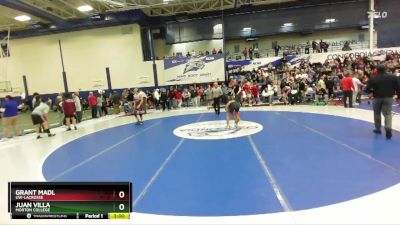 125 lbs Cons. Round 1 - Juan Villa, Morton College vs Grant Madl, UW-LaCrosse