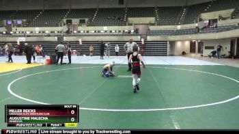 60 lbs 5th Place Match - Augustine Malecha, Minnesota vs Miller Reicks, Chickasaw Elite Wrestling Club