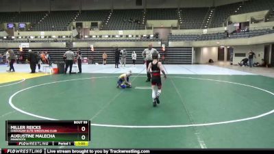 60 lbs 5th Place Match - Augustine Malecha, Minnesota vs Miller Reicks, Chickasaw Elite Wrestling Club