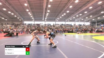 160 lbs Quarterfinal - Macon Ayers, VA vs Cade Parent, GA