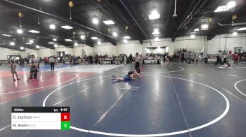 100 lbs Rr Rnd 5 - Oliver Jephson, NM Gold vs Maximus Keele, Bloomfield Wildcats