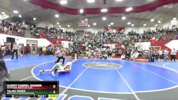 83 lbs Cons. Semi - Albert Gabriel Skinner, Southport Wrestling Club vs Talon Oakes, New Castle Youth Wrestling