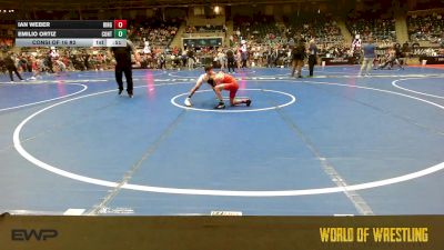 80 lbs Consi Of 16 #2 - Ian Weber, Ringers vs Emilio Ortiz, Contender Wrestling Academy