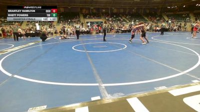 110 lbs Quarterfinal - Brantley Hamilton, Cushing Tigers vs Rhett Powers, Tiger Trained Wrestling