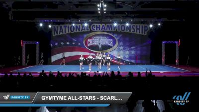 GymTyme All-Stars - Scarlet [2022 L2 Junior - Small - A Day 2] 2022 American Cheer Power Columbus Grand Nationals