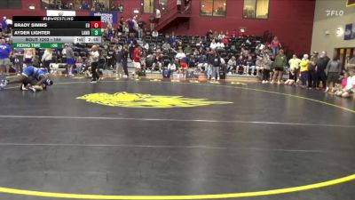 184 lbs Cons. Round 1 - Brady Simms, Emmanuel College vs Ayden Lighter, Lander