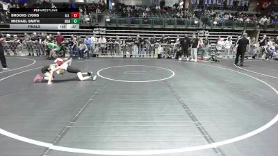 65 lbs Final - Brooks Lyons, All I See Is Gold Academy vs Michael Smith, High Pace Wrestling Club