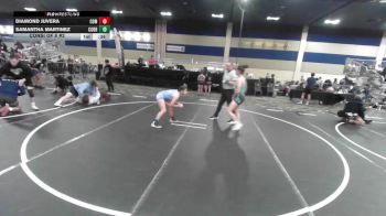 123 lbs Consi Of 8 #2 - Diamond Juvera, CDM vs Samantha Martinez, Cobra Kai
