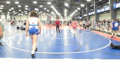 235 lbs Rr Rnd 3 - Madelyn Hansen, Elite NJ HSG Black vs Audre Herron, Team Nebraska Silver