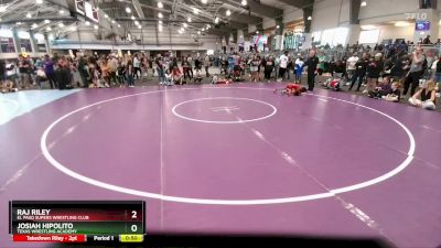 65 lbs Cons. Round 3 - Josiah Hipolito, Texas Wrestling Academy vs Raj Riley, El Paso Supers Wrestling Club