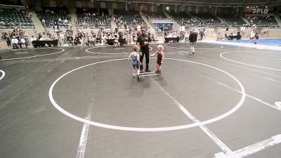 46 lbs Consi Of 8 #1 - Danger Welch, Claremore Wrestling Club vs Caulyer Cassity, Barnsdall Youth Wrestling