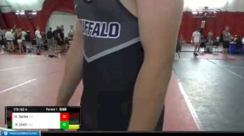 178-182 A Round 3 - Kasey Gish, West Bend East vs Hunter Spike, Buffalo