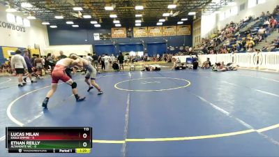 113 lbs Champ Round 1 (16 Team) - Lucas Milan, Eagle Empire vs Ethan Reilly, Altamonte WC