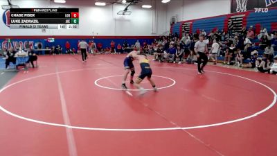 149 lbs Finals (2 Team) - Chase Fiser, Loras vs Luke Zadrazil, Averett