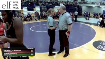 155 lbs. Champ. Round 2 - Sophie Donaho, Broken Arrow vs Deja`nette Wallace, Jefferson City