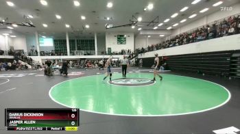 126 lbs Cons. Round 3 - Darius Dickinson, Douglas vs Jasper Allen, Lyman