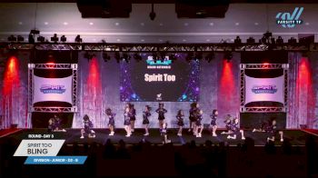Spirit Too - BLING [2023 L1 Junior - D2 - B Day 3] 2023 Spirit Fest Grand Nationals