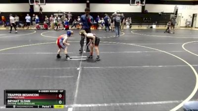 67 lbs Round 3 - Bryant Sloan, Eastside Youth Wrestling vs Trapper Besancon, Hard Rock Rams