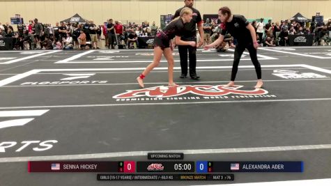 Senna Hickey vs Alexandra Ader 2025 ADCC Orlando Open/Youth Trials