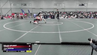 138 lbs Round 3 (8 Team) - Kellen Wolbert, Wisconsin vs Cale Seaton, Iowa