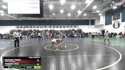 113 lbs Cons. Round 6 - Phoenix Cruz, La Mirada vs Anthony Perez, Bishop Alemany