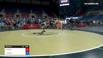 126 lbs Rnd Of 64 - Canyon Wells, Ohio vs Tyler Jones, Idaho