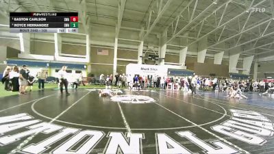 105 lbs Semifinal - Easton Carlson, Sanderson Wrestling Academy vs Royce Hernandez, Sanderson Wrestling Academy