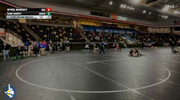 175 lbs 21st Place Match - Mykel Benedict, Fort Dodge vs Sam Sarfo, Woodstock (Marian)