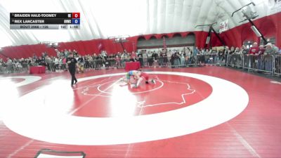 126 lbs 1st Place Match - Braiden Hale-Toomey, RT Elite vs Rex Lancaster, Holmen Viking Wrestling Club