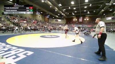 2A 144 lbs Champ. Round 1 - Gage Raddon, Beaver vs Cael Blonquist, North Summit