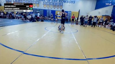 120 lbs Champ Round 1 (16 Team) - Nathan Reilly, Cocoa Beach WC vs Santiago Carrion, Black Hive