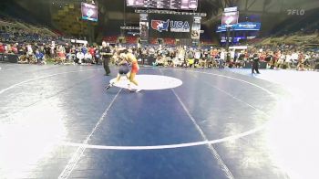 120 lbs Cons 8 #2 - Justyce Zuniga, Washington vs Jacob Morris, Alaska