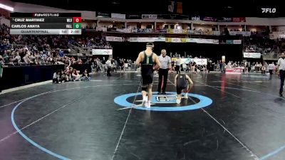 4A 160 lbs Quarterfinal - Cruz Martinez, West Las Vegas vs Carlos Anaya, Valley