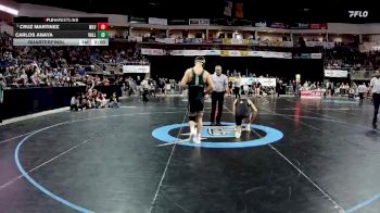 4A 160 lbs Quarterfinal - Cruz Martinez, West Las Vegas vs Carlos Anaya, Valley