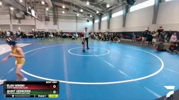 52 lbs Semifinal - Elan Winski, Scots Wrestling Club vs Quint Heinicken, Falcons Wrestling Club
