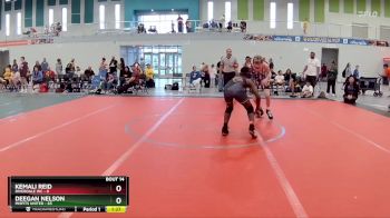 130 lbs Round 5 (6 Team) - Deegan Nelson, Misfits United vs Kemali Reid, Riverdale WC