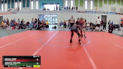 130 lbs Round 5 (6 Team) - Deegan Nelson, Misfits United vs Kemali Reid, Riverdale WC