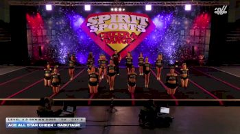 Ace All Star Cheer - Sabotage [2026 L4.2 Senior Coed - D2 Day 2] 2026 Spirit Sports Colorado Springs Nationals