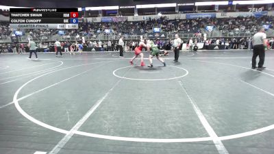 218 lbs Quarterfinal - Thatcher Swain, Searcy Lions vs Colton Cundiff, Oak Park
