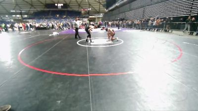 130 lbs Cons. Round 2 - Jacob Lathrop, Unattached vs Oscar Evans, Ascend Wrestling Academy