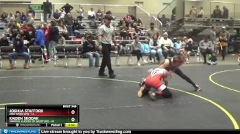 92 lbs Round 3 - Kaiden Skodak, Simmons Academy Of Wrestling vs Joshua Stafford, ARES Wrestling