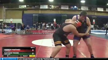 285 lbs Quarterfinal - Matthew Moore, Mesa Ridge vs Andrew Martinez, Lakewood