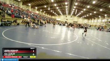 83 lbs Finals (2 Team) - Mac Gubler, Utah Green vs JAXON MORALEZ, West Coast Riders