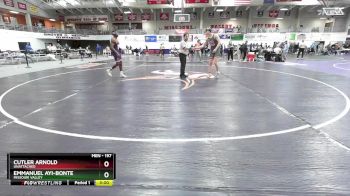 197 lbs Champ. Round 2 - Emmanuel Ayi-Bonte, Missouri Valley vs Cutler Arnold, Unattached