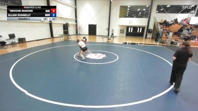 117 lbs Round 2 - Brooke Madden, Huntingdon vs Jillian Donnelly, Manchester