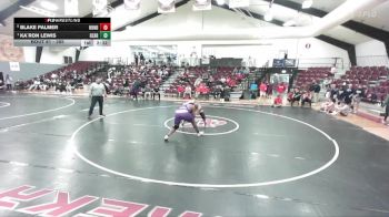 285 lbs Semifinal - Ka`Ron Lewis, University Of The Ozarks vs Blake Palmer, Huntingdon