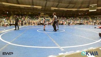 92 lbs Rr Rnd 3 - Zaiden Wilson, HURRICANE WRESTLING ACADEMY vs Cristian Monroy, Tulsa Blue T Panthers