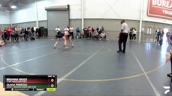 97-104 lbs 1st Place Match - Olivia Mancha, Legacy Dragons Wrestling Club vs Brianna Biggs, Clinic Wrestling FXBG