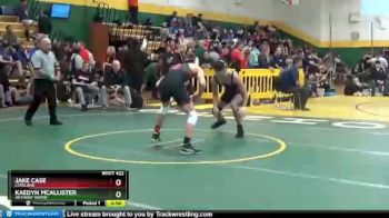 144 lbs Cons. Round 3 - Jake Case, LOVELAND vs Kaedyn McAllister, ANTHONY WAYNE