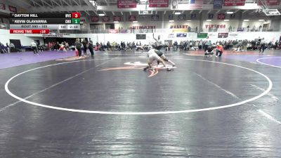 165 lbs Quarterfinal - Kevin Olavarria, Central Methodist vs Dayton Hill, Missouri Valley